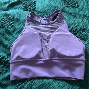 POPFLEX High-Neck Stellar Sports Bra Iris Small